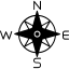 North compass